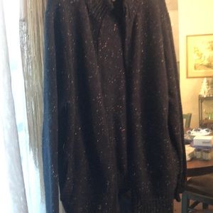 Lucky brand man xl tall sweater jacket with pockets zipper front